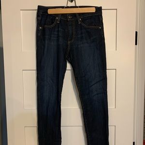 AG Jeans 29R The Farrah Skinny High Rise Dark blue